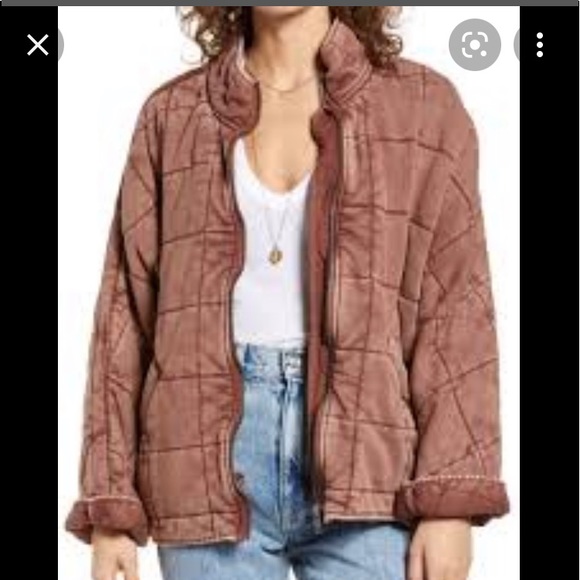 Free People Dolman Quilted Knit Jacket - Women's size medium - Picture 2 of 4